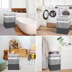 HomeHacks 4-Pack Large Laundry Basket, 75L Each Waterproof, Freestanding - Image 6