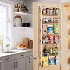 Delamu Over the Door Pantry Organizer, 6-Tier Pantry Organizers and Storage - Image 6