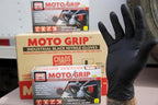 Grip Black Nitrile Gloves 5mil Latex-Free, Powder-Free, Micro-Textured by CHAOS+Moto