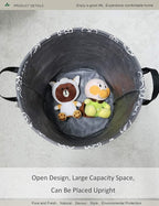 Round Waterproof Laundry Basket、Foldable Storage Basket、Laundry Hampers - Image 5