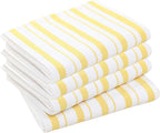 COTTON CRAFT Oversized Kitchen Towels -4 Pack 100% Cotton Basketweave Tea Dish by COTTONCRAFT