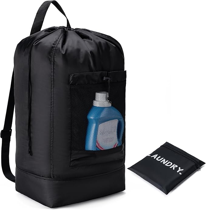Backpack Laundry Bag, Large Travel Laundry Bags by Unknown