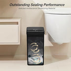Motion Sensor Trash Can, 2 Pack 2.6 Gallon Automatic Touchless Garbage Can - Image 5