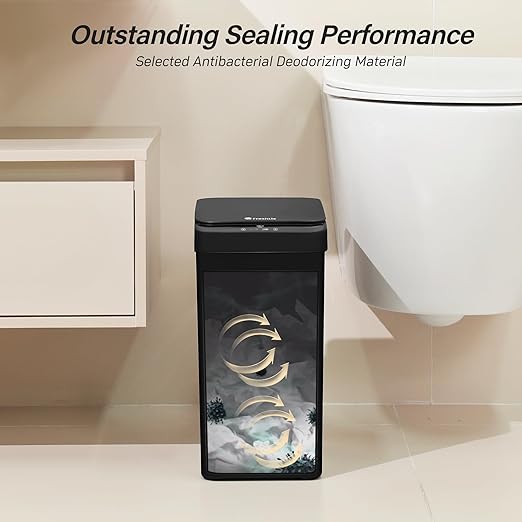 Motion Sensor Trash Can, 2 Pack 2.6 Gallon Automatic Touchless Garbage Can - Image 5