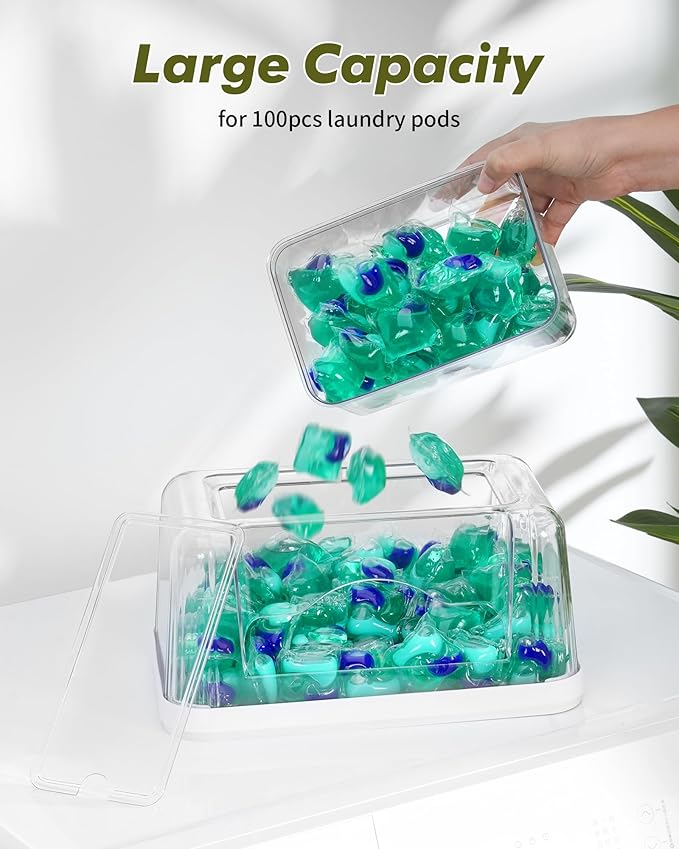 Trash Bag Dispenser Dishwasher Pod Organizer, 3 in 1 Grocery Garbage Bags - Image 5