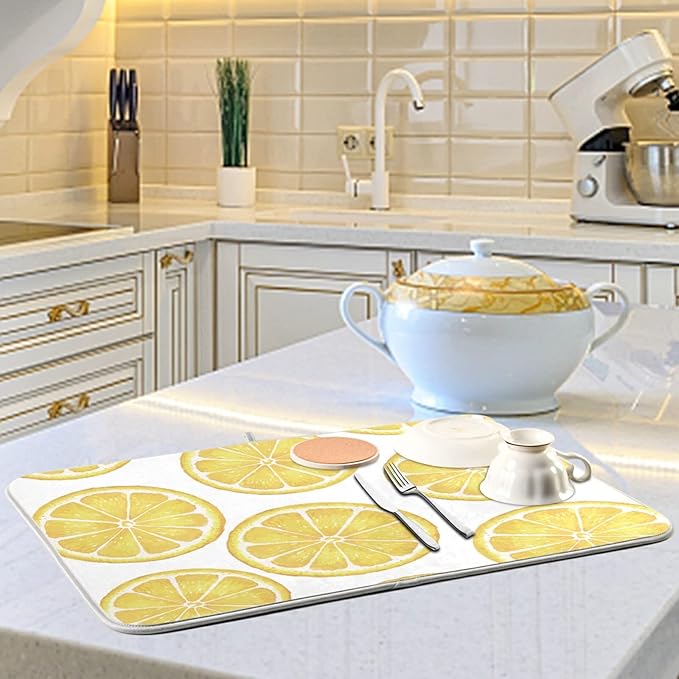 Absorbent Dish Drying Mat for Kitchen Counter - Image 6