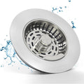 Semour 3 in 1 Kitchen Sink Drain Strainer, 304 Stainless Steel Kitchen Sink by semour
