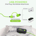 Vacuum Bags for Travel with USB Electric Pump, 15 Pack Carry-on Size - Image 2