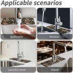 Kitchen Sink Splash Guard，Bobo mushrooms Faucet Mat Sink Gadgets-Super - Image 7