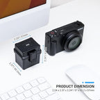 DB-110 LI-92B LI-90B NP-50 Battery and SD Micro SD Card Case, Water-Resistant & - Image 5