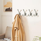 khtumeware Wall Hooks, 10 Pack Coat Hooks Hardware Towel Hooks - Image 3