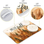Hello Fall Forest Dish Drying Mat - Image 4