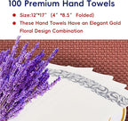 JOLLY CHEF 100 Disposable Hand Towels, Soft and Absorbent Linen Feel Dinner - Image 6