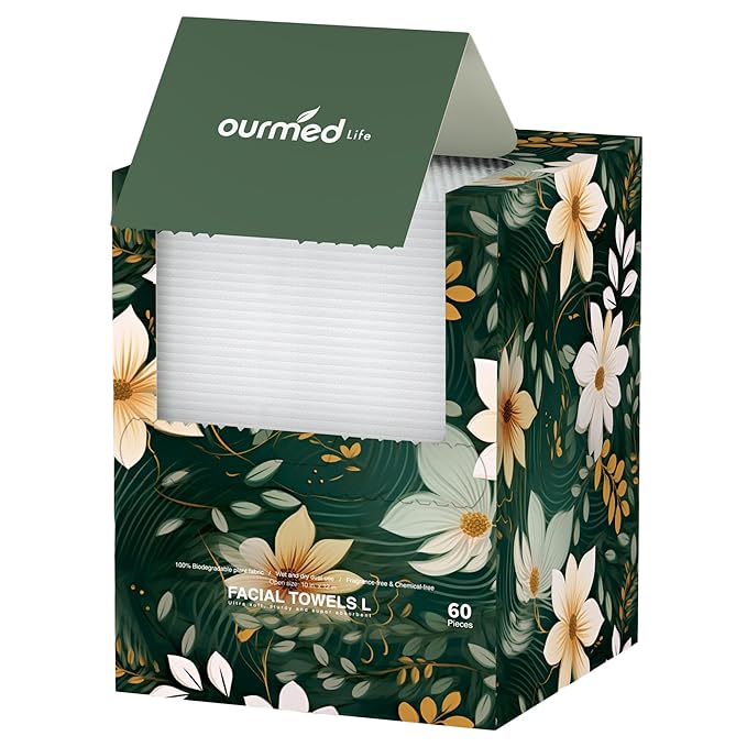 Ourmed Life Face Towels, Lint- free Face Wipes by ourmedlife