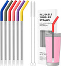 20 oz Straight Metal Straws by AccessoriesForWaterBottle