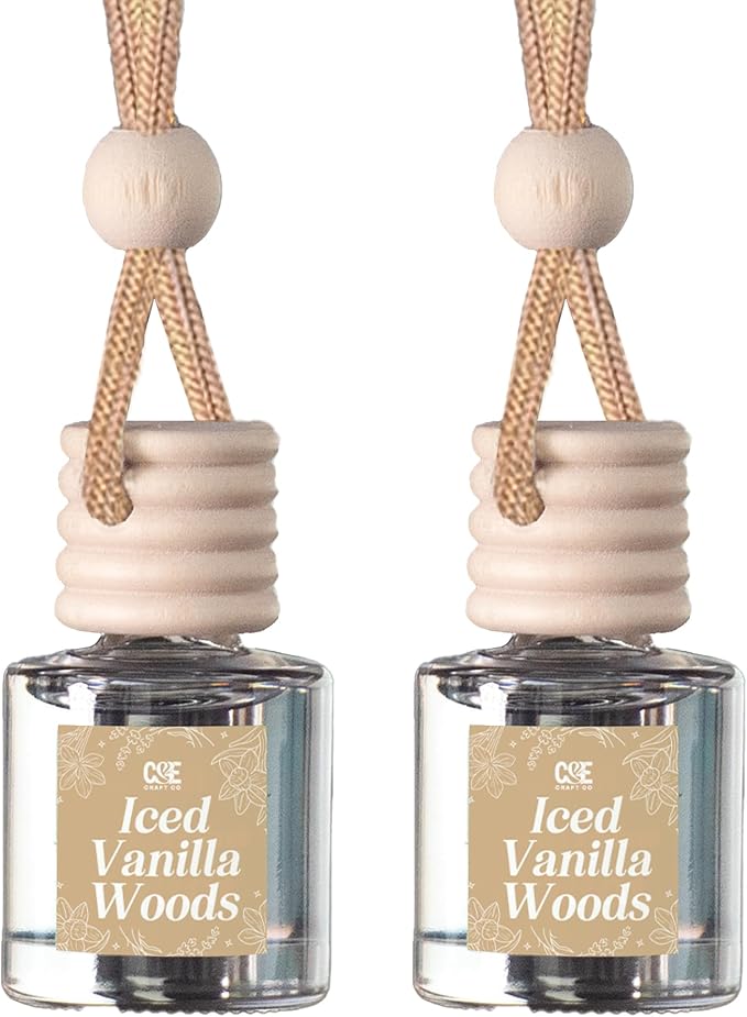 C&E Craft Co Hanging Car Air Freshener Diffuser 2 Pack, Long Lasting Fragrance by CECraftCompany