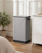 SOLEDI Laundry Hamper with Lid 100L Large & Tall Collapsible Laundry Basket - Image 7