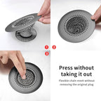 TRAPMATE Shower Hair Drain Catcher, Easy Clean Bathtub Drain Hair Catcher - Image 5