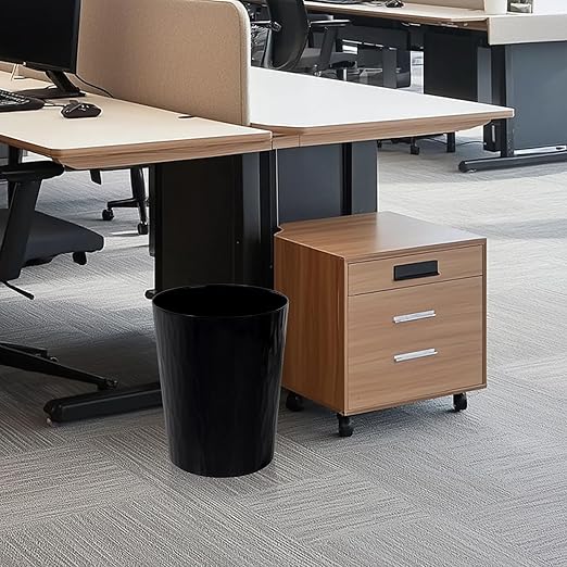 UUJOLY Small Trash Can Wastebasket Garbage Can Container Bins - Image 3