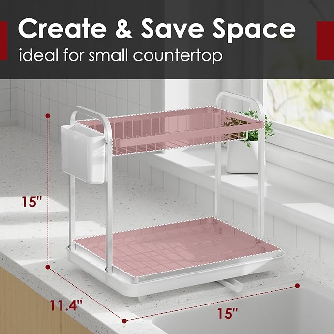 2-Tier Dish Drying Rack - Image 2