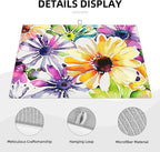 Absorbent Dish Drying Mat For Kitchen Counter, Colorful Flowers Microfiber Dish - Image 3
