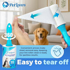 PetLovers Extra Sticky Lint Roller Mega Value Set 450 Sheets - Image 5