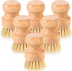 Nuenen 100 Packs Bamboo Dish Scrub Brushes Wooden Scrubbers Set Kitchen by Nuenen