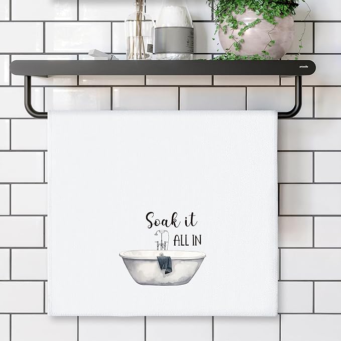 GROBRO7 Funny Sayings Hand Towel - Image 6