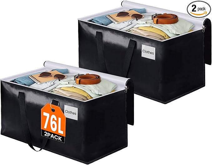 BlissTotes Moving Bags, Heavy Duty Moving Boxes by BlissTotes
