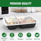 50 Pack 28 oz Meal Prep Containers Reusable - Image 3