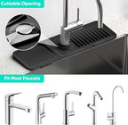 17.7inch Faucet Mat for Kitchen Sink Kitchen Sink Splash Guard Silicone Kitchen - Image 5