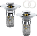 Bathroom Sink Drain Strainer, Pop-up Sink Drain Strainer by Unknown