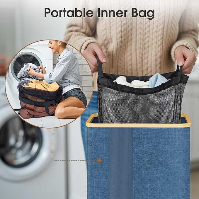 Laundry Basket Clothes Hamper - Image 6