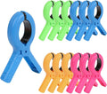 CCINEE 12 Packs Beach Towel Clips, Heavy Duty Plastic Laundry Clothespins Pool by CCINEE