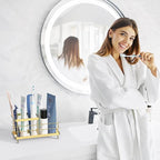 Luxspire Toothbrush Holders, 6 Slots Stainless Steel Tooth Brush Holder - Image 2