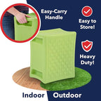 Simplay3 Handy Home 3-Level Heavy Duty Work/Garden Seat - 12" x 15" x 9" - Green, Made in USA - Image 6