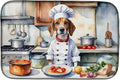 Caroline's Treasures DAC6245DDM English Foxhound The Chef Dish Drying Mat by CarolinesTreasures