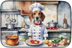 Caroline's Treasures DAC6245DDM English Foxhound The Chef Dish Drying Mat by CarolinesTreasures