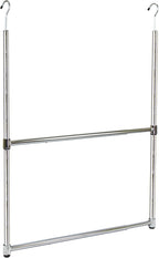 Oceanstar ACR1538C 2-Tier Portable Adjustable Rod Closet Hanger by Oceanstar