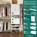 ClosetMaid SuiteSymphony Wood Closet Organizer Starter Kit - Image 7