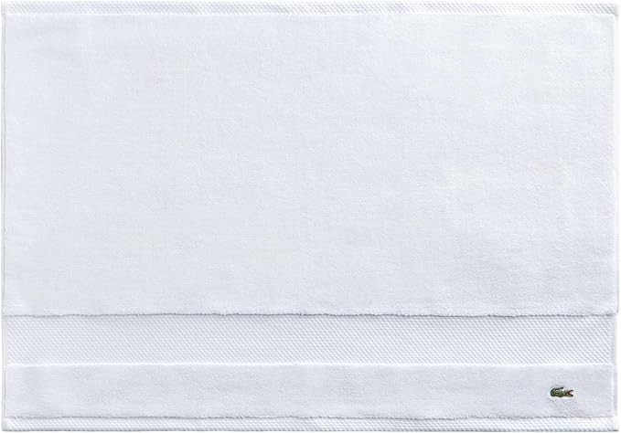 Lacoste Heritage 100% Supima Cotton Tub Mat, Premium Super Soft Bath Towel by LACOSTE