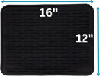 Large Silicone Dish Drying Mat for Kitchen Counter or Under Sink, Waterproof - Image 2