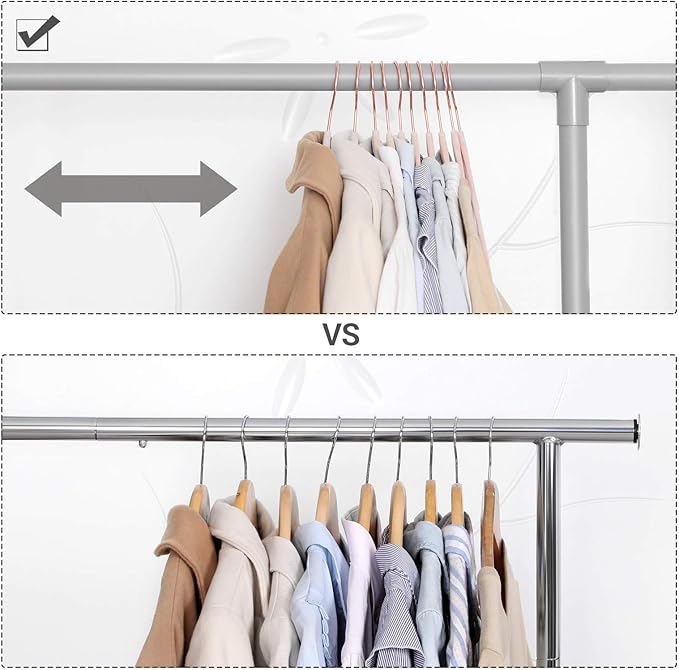 SONGMICS Slim Velvet Hangers, Non-Slip Clothes Hangers - Image 5