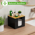 VITVITI Disposable Face Towel Holder Box, Acrylic Facial Towel Container - Image 3