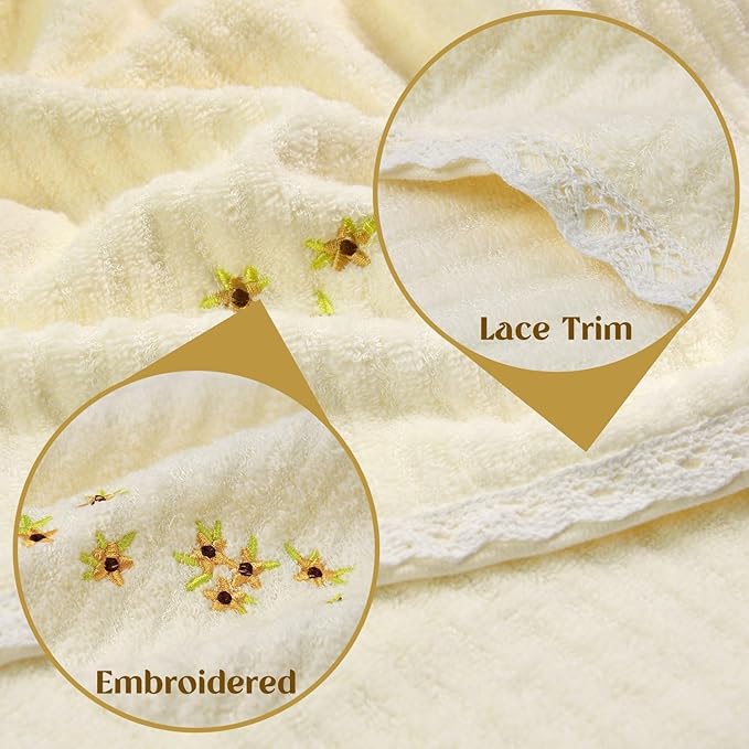 Jacquotha Floral Hand Towels Set of 2 - Image 4