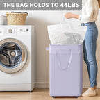 Goodpick Laundry Basket with Wheels, 75L Collapsible Laundry Baskets with - Image 6