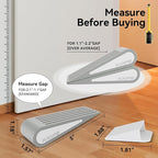 2 Pack Rubber Door Stopper Wedge - Image 7
