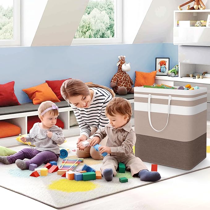 StorageRight Large Collapsible Laundry Basket Hamper - Image 7