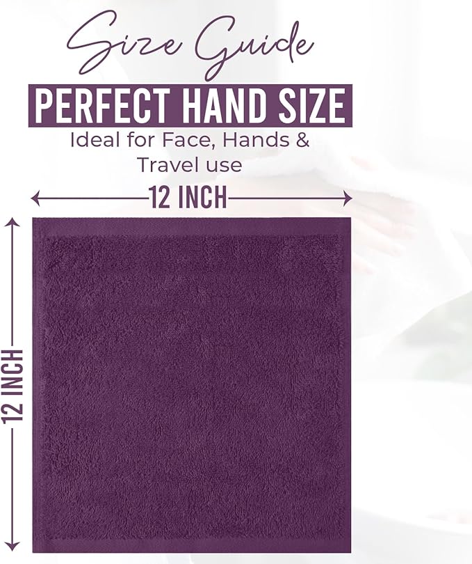 DAN RIVER 12 Pack Wash Cloths for Showering - Image 2