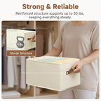StorageWorks Closet Organizers and Storage Bins, Foldable Shelf Baskets - Image 6